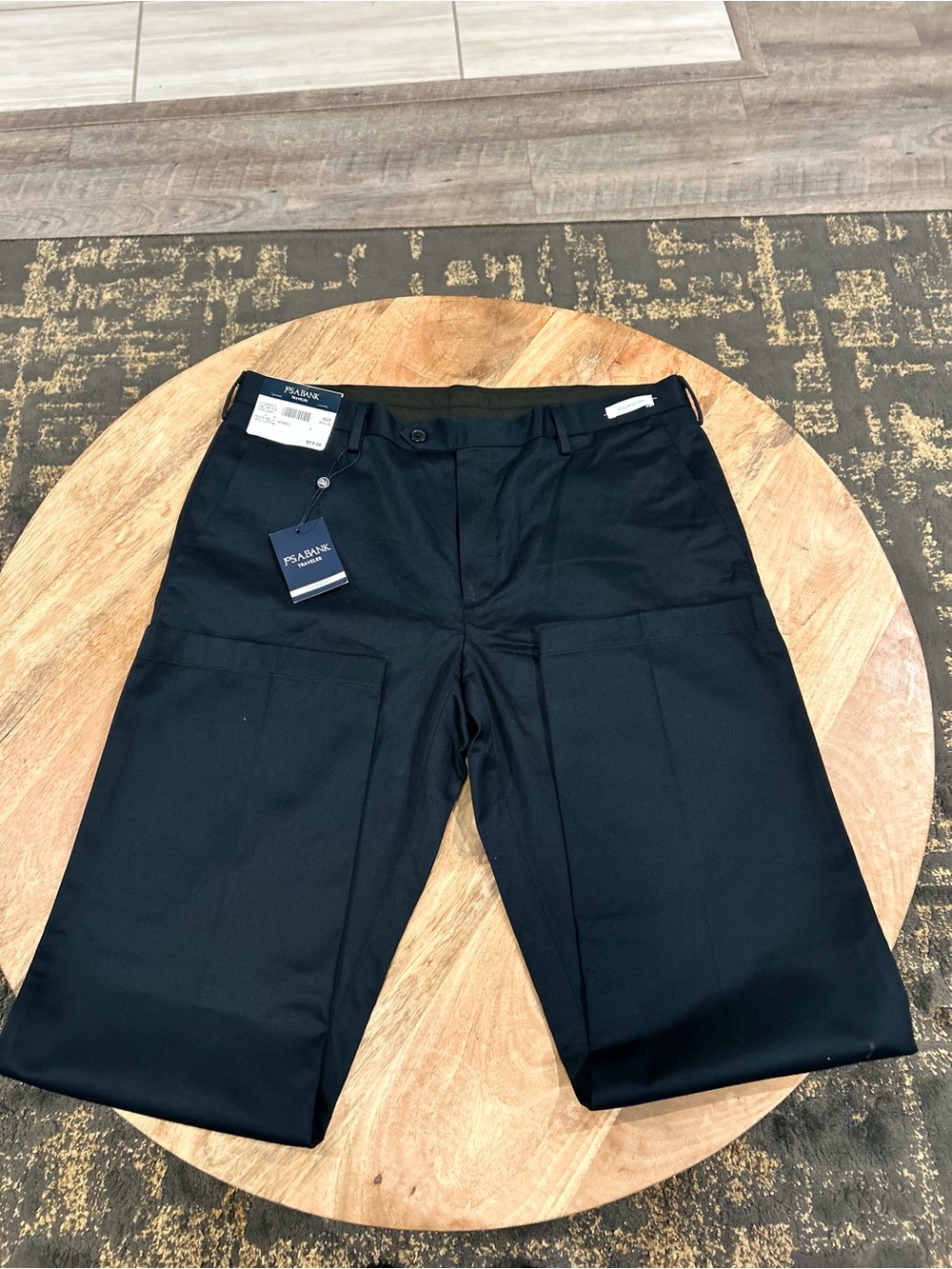 Jos. A. Bank Navy Blue Men’s Traveler Tailored Fit Dress Pants 34x30”